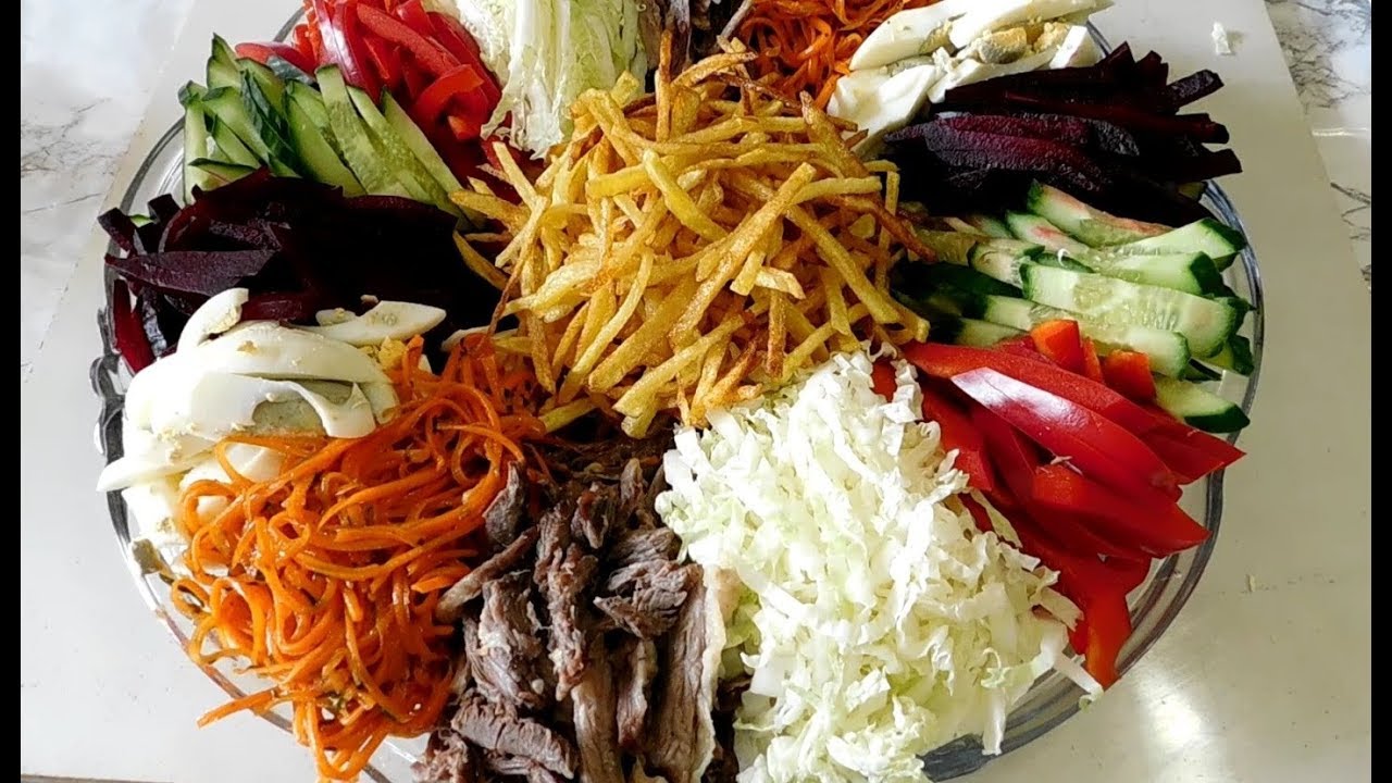 САЛАТ НА ПРАЗДНИЧНЫЙ СТОЛ_НЕЖНЫЙ ФРАНЦУЗСКИЙ САЛАТ_САЛАТЫ смотреть онлайн