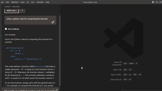 VS Code — ChatGPT Extension | Use it in your daily coding|VScode Extension| FREE| No account needed смотреть онлайн