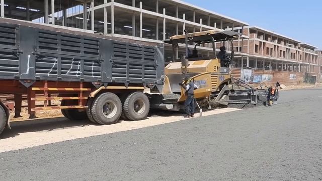 Super Paver Machine at Work, ឡានបែនវេអង V1 ចាក់ថ្ម, Paver Machine XCMG RP953E, Roller កិនបង្ហាប់ថ្ម смотреть онлайн