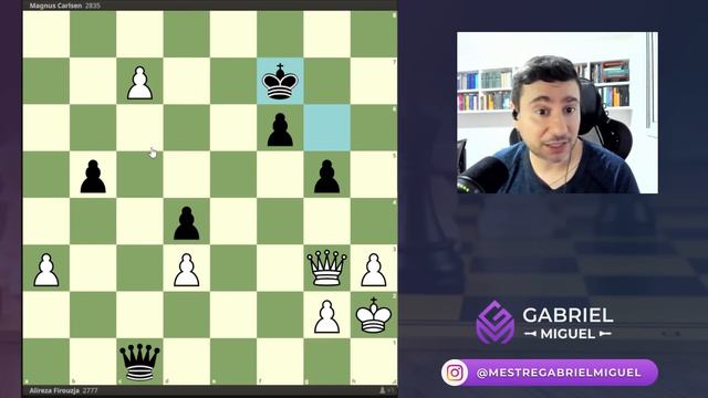 FIROUZJA coroa um CAVALO contra MAGNUS CARLSEN no XADREZ смотреть онлайн
