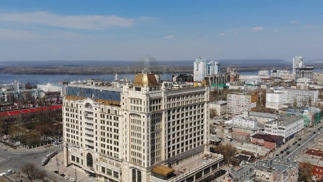 Строительство гостиницы #LOTTE в Самаре #Samara #Russia смотреть онлайн