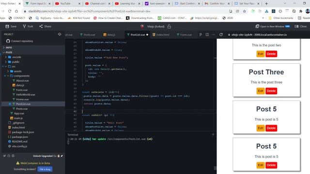 Learning Vue with Vitejs #9 смотреть онлайн