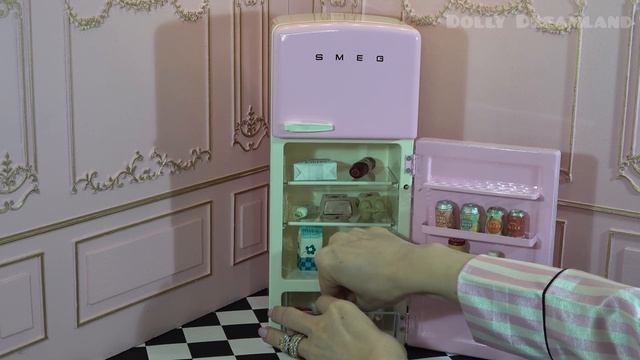 My Pink Smeg Refrigerator Maileg Aizulhomey - Dolly Dreamland смотреть онлайн