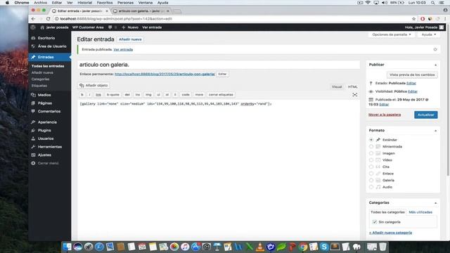 Crear una galería de imágenes en wordpress: De forma nativa y dar un efecto lightbox смотреть онлайн
