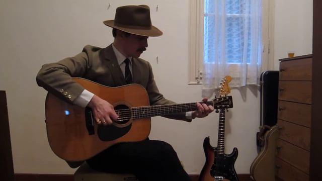 Morris W-50, Made In Japan 1970's - Acoustic Guitar Demo