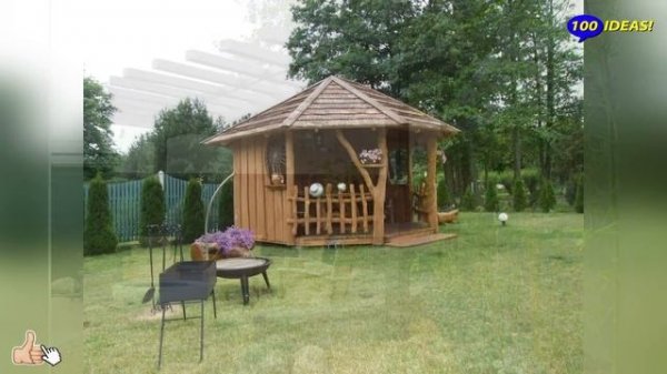 Ideas for the yard of the house: garden buildings (gazebos, summer houses, summer kitchen..)
