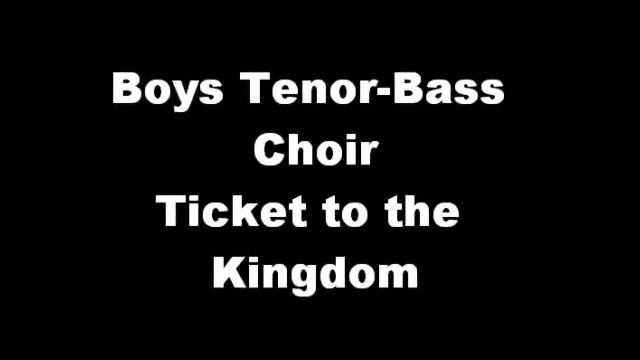 TMEA Junior High Region 9 Honor Choir: Boys Tenor-Bass "Ticket to the Kingdom" смотреть онлайн