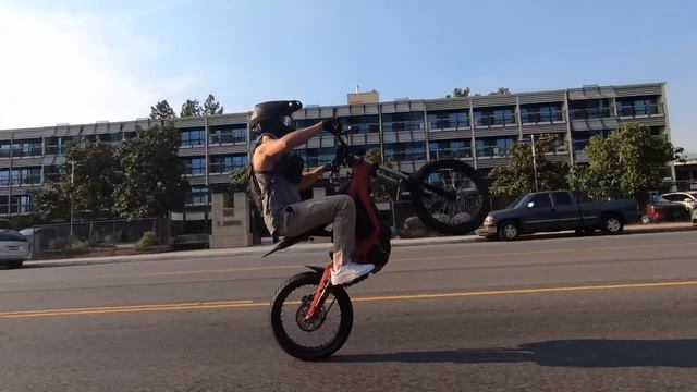 WHEELIE TUTORIAL // SURRON & SEGWAY X260 // How To Wheelie In 10 Minutes For Beginners! смотреть онлайн