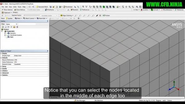 ✅ ANSYS MESHING - Element Order - Basic Tutorial 13