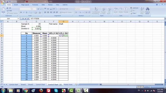 Tạo biểu đồ trong excel- Control chart - 7QC tools смотреть онлайн