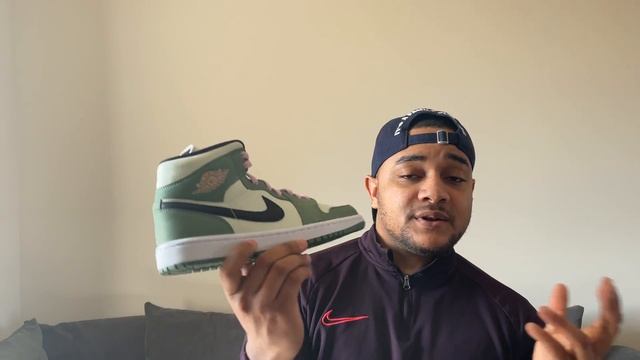INSANE!! AIR JORDAN 1 MID DUTCH GREEN смотреть онлайн