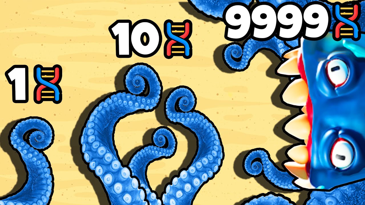 ЭВОЛЮЦИЯ ЩУПАЛЬЦА КРАКЕНА, МАКСИМАЛЬНЫЙ УРОВЕНЬ! | Kraken Invasion: RPG Idle