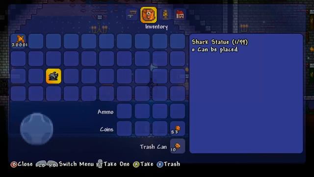 HOW TO SHOW OFF YOUR SHARK STATUE ON TERRARIA (LOL WUT) смотреть онлайн
