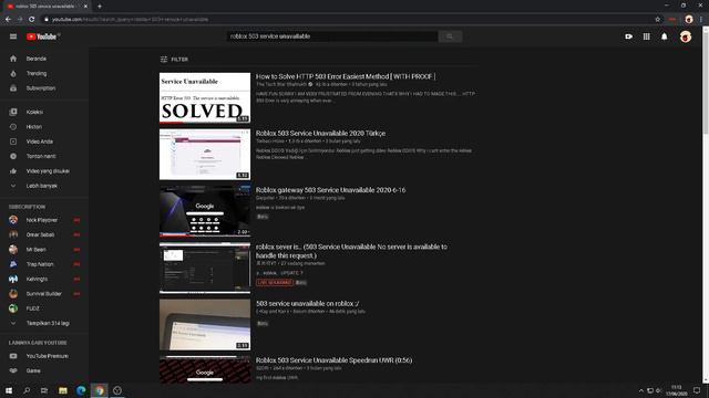 ROBLOX 503 SERVICE UNAVAILABLE смотреть онлайн