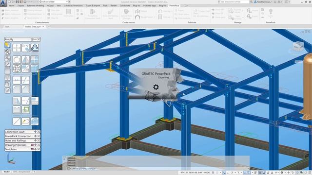 Advance PowerPack for Advance Steel® | STEP/IGES - Colour and Layer смотреть онлайн