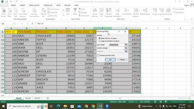 About Advance Filter in MS Excel | GIT Education смотреть онлайн