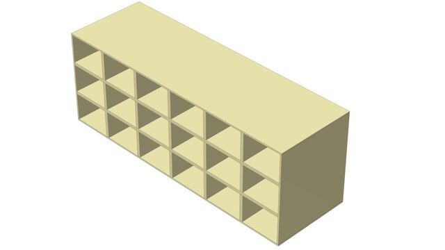 Abundant Drawer Chest / 270 Drawers / 3D Modeling Blueprint / DIY смотреть онлайн