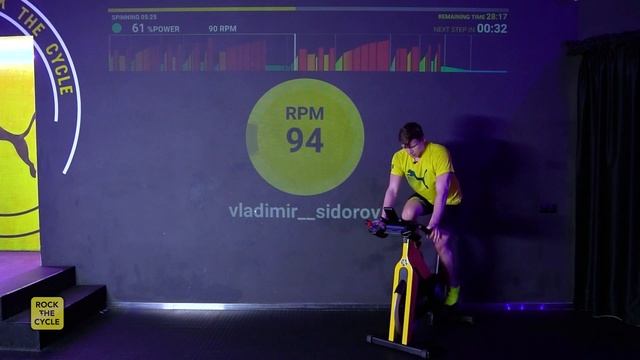 Сайкл-тренировка Rock the Cycle от Владимира смотреть онлайн
