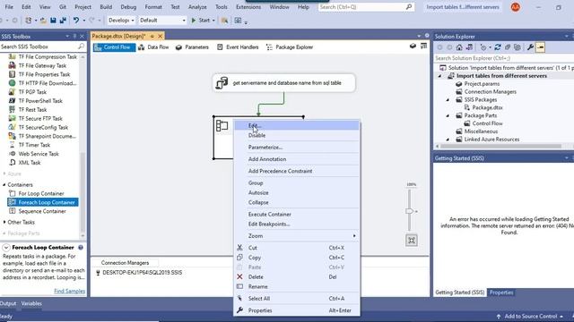 22 Import tables from different servers using SSIS | Select data from multiple servers смотреть онлайн