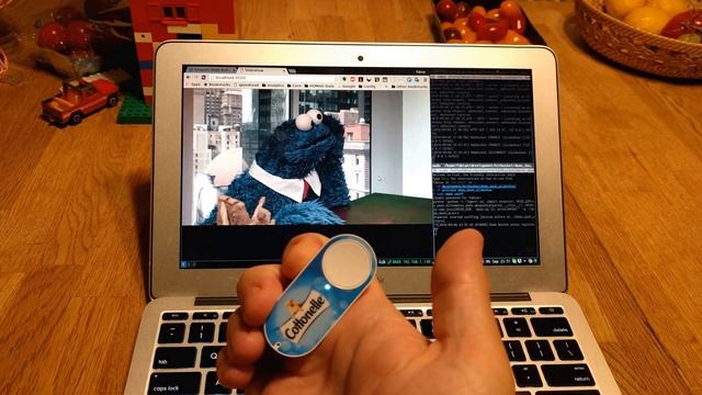Amazon Dash button hack: Triggering a real time slideshow смотреть онлайн