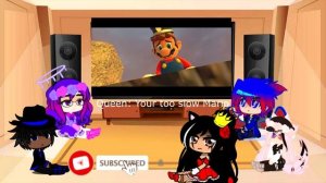MB Gacha Life: Adrian & Friends React to SMG4 Mario Reacts to Nintendo Memes 8