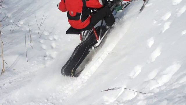 самодельный снегоход из IRBIS TTR250 смотреть онлайн