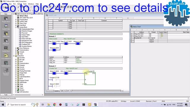 Samkoon HMI & Siemens S7-200 "Communication" Tutorial смотреть онлайн