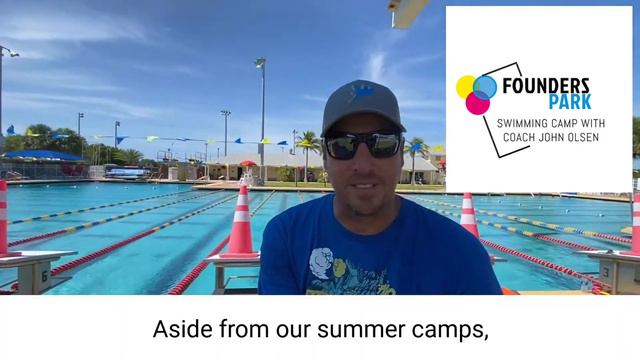 Swimming with Coach John Olsen at Founders Park смотреть онлайн