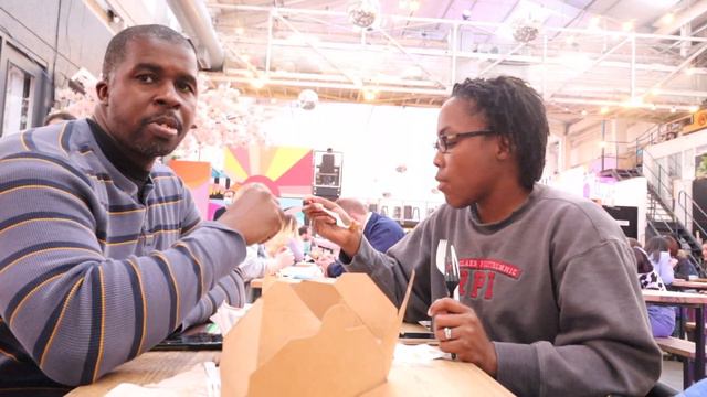 Liverpool Food Experience || Baltic Market Street Food || Americans in the UK смотреть онлайн