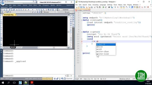 Autolisp EP. 7.2: Condition COND смотреть онлайн