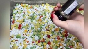 Курица с рисом запечённая в духовке с гавайской смесью. ОЧЕНЬ ПРОСТОЙ РЕЦЕПТ!