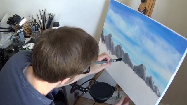 How To Paint Like Bob Ross With Acrylic Paints - Ghetto Liquid WHHite смотреть онлайн