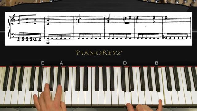 How to Play Für Elise by Beethoven Piano Tutorial Part 5 of 6 смотреть онлайн