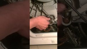 демонтаж ТЕНа со стиральной машины LG