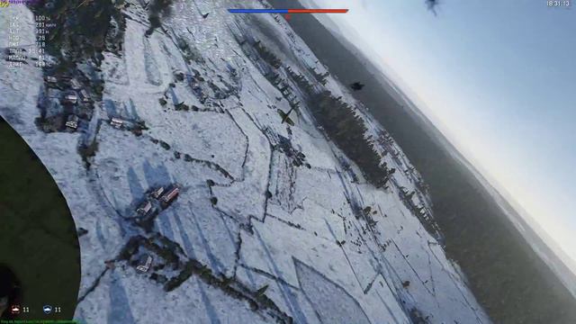 WarThunder SB 2014.10.30 P-47D-25: "Даём жару Фокам." смотреть онлайн
