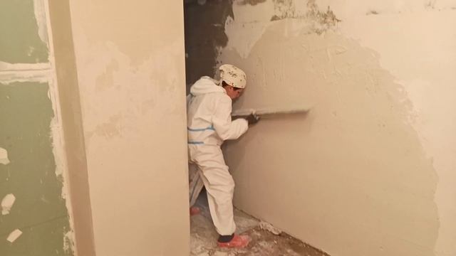 Как выровнять стену H-правилом