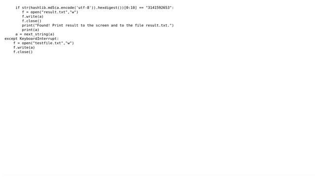 Code Review: Starting MD5 hash like Pi смотреть онлайн