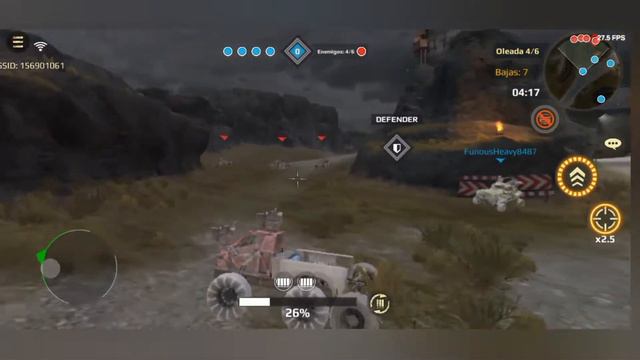 Crossout Mobile - Android Gameplay Modo defensa de Base, en español смотреть онлайн