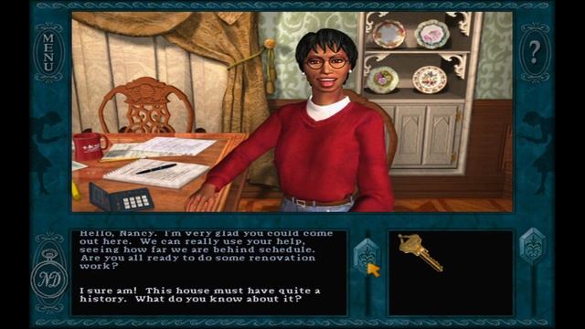 Nancy Drew: Message in a Haunted Mansion (2000) - Part 1: Tiles Puzzle - No Commentary Walkthrough смотреть онлайн