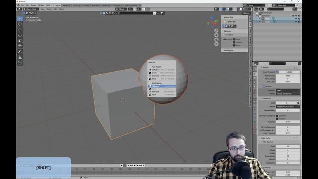 ZaTRYBić 3D - Blender Add-ons - Bool Tool смотреть онлайн