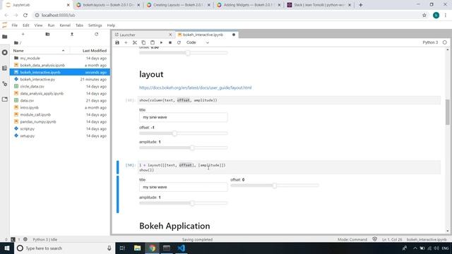 Bokeh Interactive Figures - Show in Jupyter Lab/Notebook or Browser смотреть онлайн