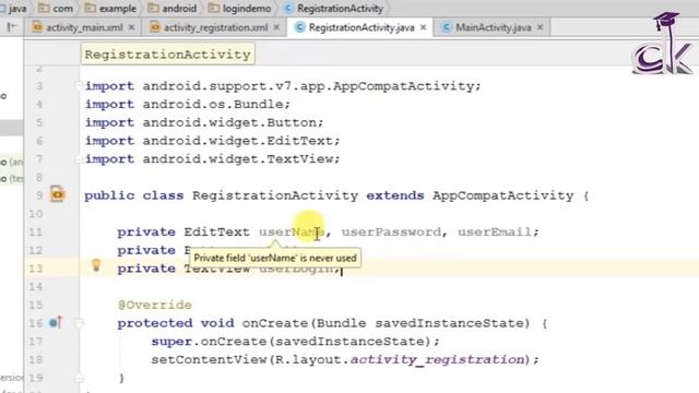 Simple Login App using Database Tutorial - User Registration (PART 1) смотреть онлайн