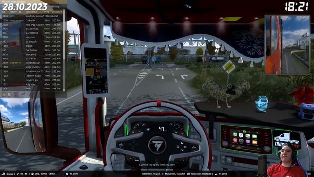 Euro Truck Simulator 2 V1.48.5.76s Multiplayer Ивент Happy Hauloween! смотреть онлайн