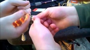 как одеть стопор и карабин для поплавка на леску