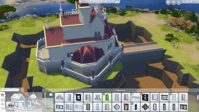 The Sims 4 - Beauty & the Beast Castle Speed Build//Collab w. Kaleidow смотреть онлайн