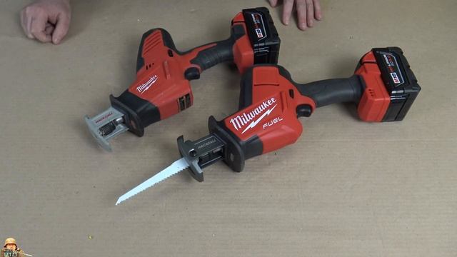 Сабельная пила Milwaukee M18 2719 (FHZ) и старичок 2625 (HZ) смотреть онлайн