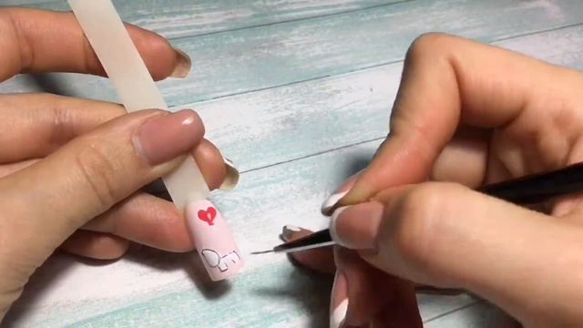 Маникюр «Влюблённый пёс». Гель-лак. Рисунки на ногтях смотреть онлайн