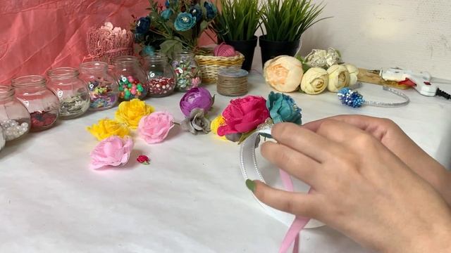 Мастер-класс ободки из искусственных цветов от AlexGrim Studio смотреть онлайн