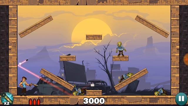 Stupid zombies Chapter 1 Stage 3 - Shotgun against Zombies Full Walkthrough смотреть онлайн
