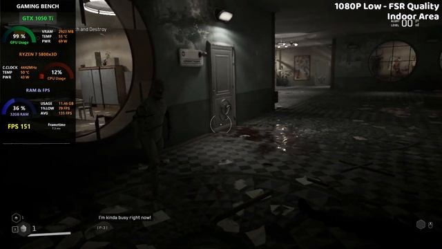 GTX 1050 Ti | Atomic Heart | 1080P All Settings | FSR (In & Outdoor area) смотреть онлайн